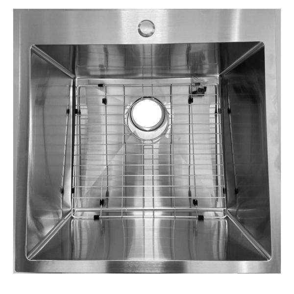 Cuba Inox Para Cozinha/ Tanque Escovada 56x56x29cm - Sollux Imagem de Cuba Inox Para Cozinha/ Tanque Escovada 56x56x29cm