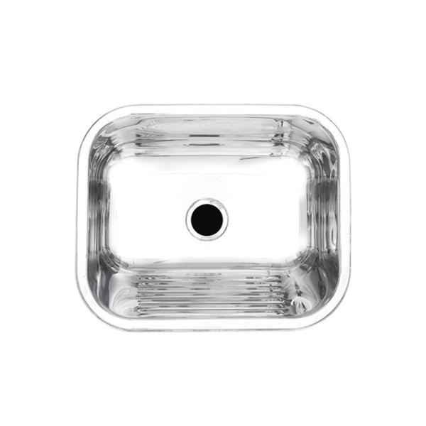 Imagem de Cuba Inox Quadrada 40x34x17cm + Tanque Inox 40x40x22cm com Válvulas Gratuitas Tecnocuba