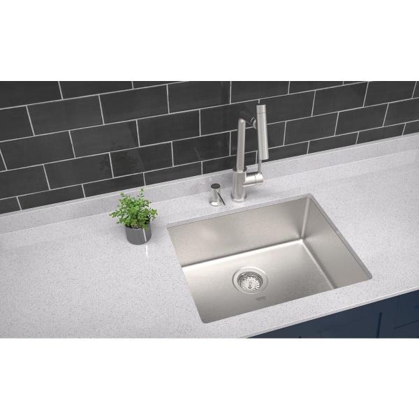 Cuba Inox Quadrum 50X40 Undermount 94007112 - Tramontina Imagem de Cuba Inox Quadrum 50X40 Undermount 94007112