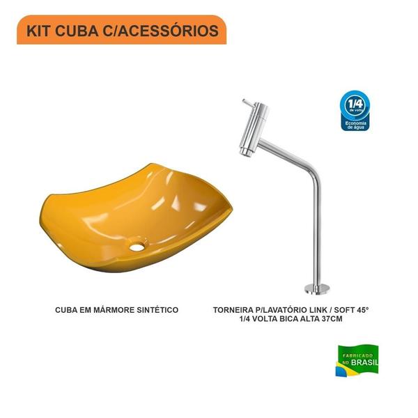 Imagem de Cuba L42 C/Torneira Link 1062 Metal