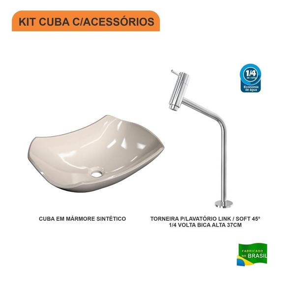 Imagem de Cuba L42 C/Torneira Link 1062 Metal