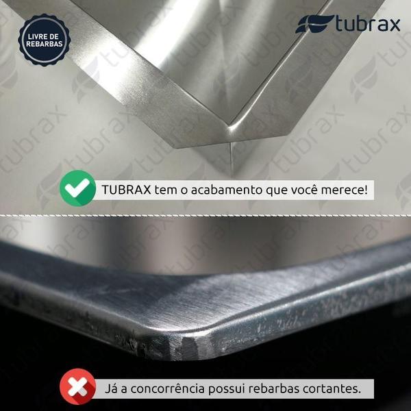 Cuba Luxo P/ Embutir Cozinha Gourmet Em Aço Inox Tubrax Imagem de Cuba Luxo P/ Embutir Cozinha Gourmet Em Aço Inox Tubrax