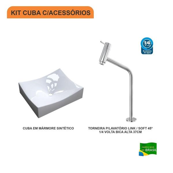 Imagem de Cuba ML44 C/Torneira Link 1062 Metal