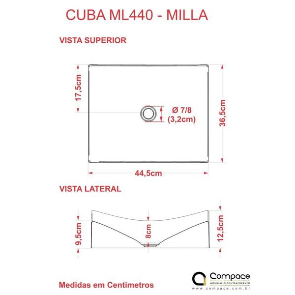 Imagem de Cuba ML44 C/Válvula Click V3