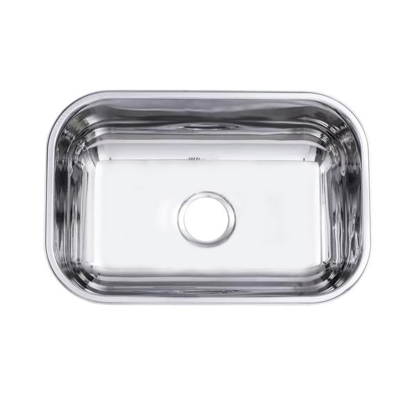 Imagem de Cuba nº 1 funda 46x30x14 aço inox 430 std tecnocuba