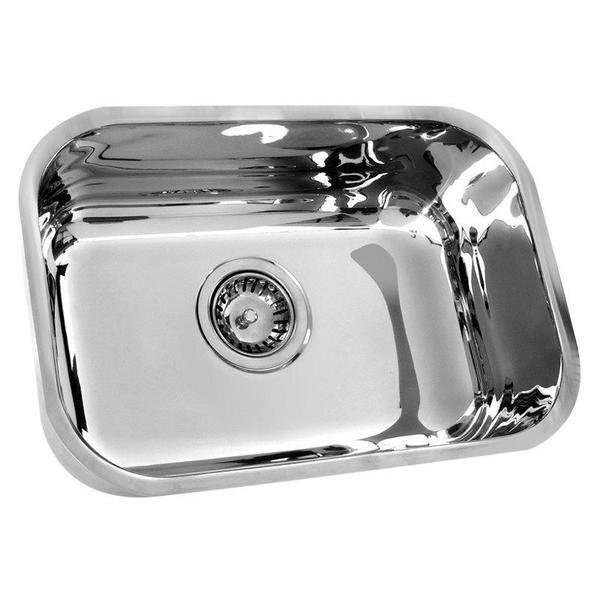 Cuba Número 1 Tecnocuba - 46 x 30 Aço Inox 430 Imagem de Cuba Número 1 Tecnocuba - 46 x 30 Aço Inox 430