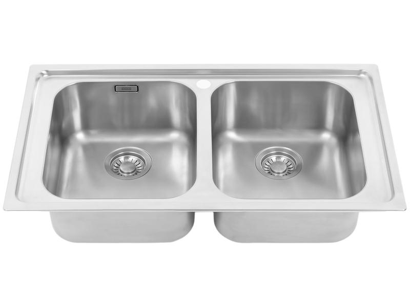 Cuba para Cozinha Franke Dupla Inox de Sobrepor - Retangular Smart SRX 620 54x119cm Cuba para Cozinha Franke Dupla Inox de Sobrepor - Retangular Smart SRX 620 54x119cm