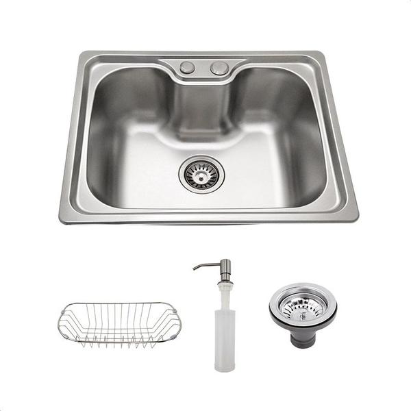 Cuba Pia Cozinha Gourmet Aço Inox Luxo C/ Acessórios - Tubrax Cuba Pia Cozinha Gourmet Aço Inox Luxo C/ Acessórios - Tubrax