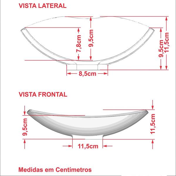 Imagem de Cuba Pia de Apoio para Banheiro Canoa Luxo 45 C08 Azul Escuro - Mpozenato