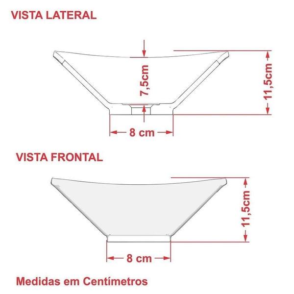 Imagem de Cuba Pia De Apoio Quadrada Luxo Bege