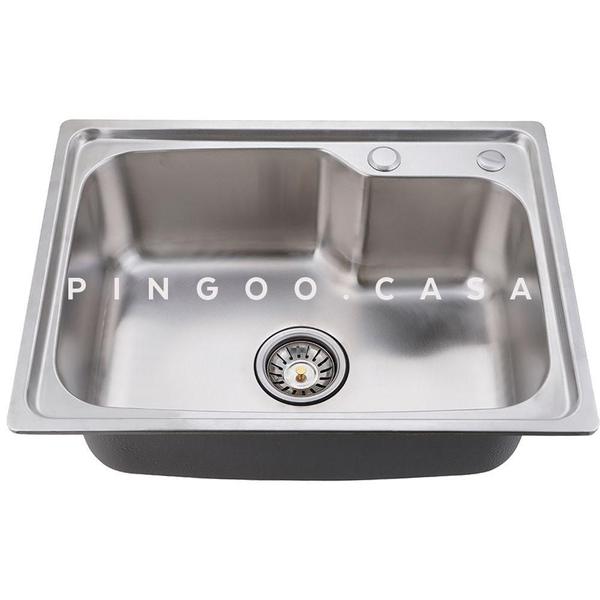 Imagem de Cuba Pia para cozinha inox com acessório Matis PIngoo.casa