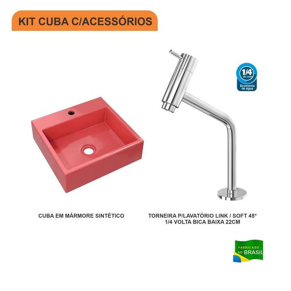 Imagem de Cuba Q395 C/Torneira Link 1060 Metal