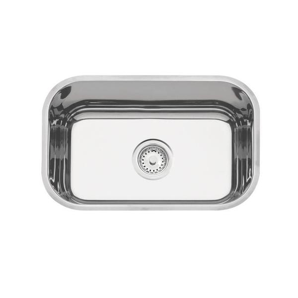 Imagem de Cuba retangular em aco inox polido 47x30cm com valvula 47bl