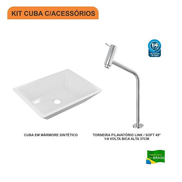 Imagem de Cuba RT45 C/Torneira Link 1062 Metal