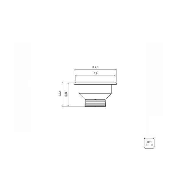 Cuba Simples de Embutir para Cozinha Tramontina Inox Retangular 43x37cm Standard Lavínia Imagem de Cuba Simples de Embutir para Cozinha Tramontina Inox Retangular 43x37cm Standard Lavínia