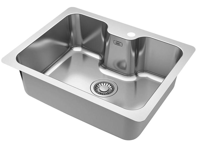Cuba Simples de Sobrepor para Cozinha Franke Inox - Retangular 54,5 x 41,5cm Pratica Bell Cuba Simples de Sobrepor para Cozinha Franke Inox - Retangular 54,5 x 41,5cm Pratica Bell