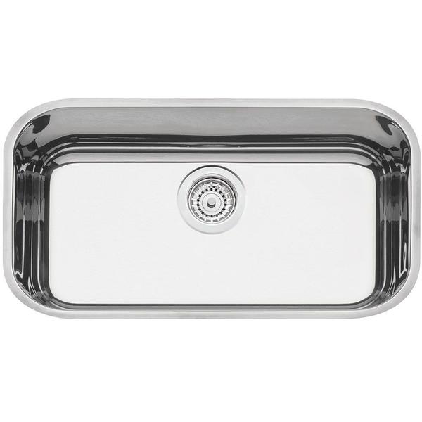 Cuba Tramontina Lavínia 56 BL Prime em Aço Inox Alto Brilho 56x34 cm com Válvula 94024202 Imagem de Cuba Tramontina Lavínia 56 BL Prime em Aço Inox Alto Brilho 56x34 cm com Válvula 94024202