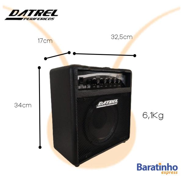 Imagem de Cubo Amplificador P/ Guitarra AT 8" 30W Datrel Guitar Series