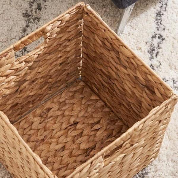 Imagem de Cubo de armazenamento M4DECOR Water Hyacinth 30x30cm - 4 pacotes