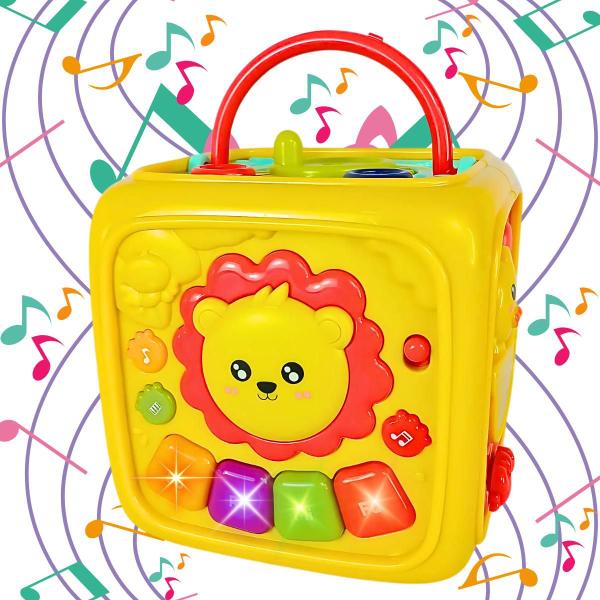 Imagem de Cubo De Atividade Musical 6 Em 1 Infantil - Castela