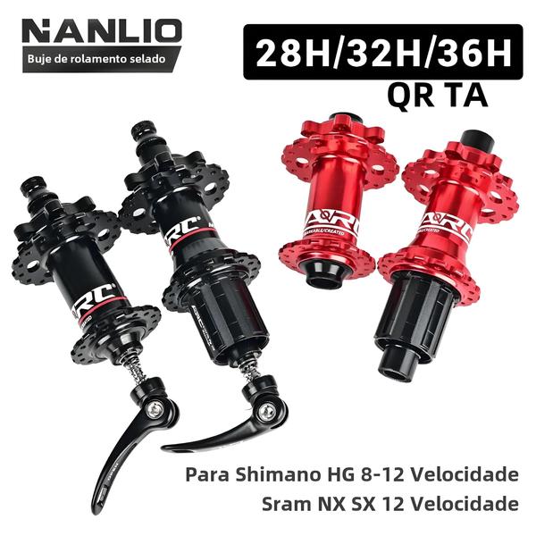 Imagem de Cubo de Bicicleta MTB - 28/32/36 Furos - Liga de Alumínio NBK TH390 (8-12V)