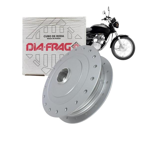 Imagem de Cubo de Roda Dianteira Freio a Lona - Diafrag - Honda Cg 125 Titan Ks Es (2000-2012)