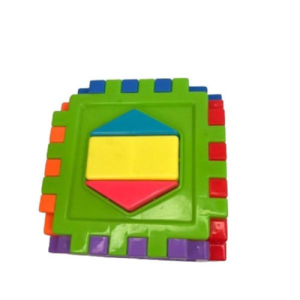 Cubo Encaixe Didático brinquedo Educativo 10cm criativo - Filó Modas Imagem de Cubo Encaixe Didático brinquedo Educativo 10cm criativo