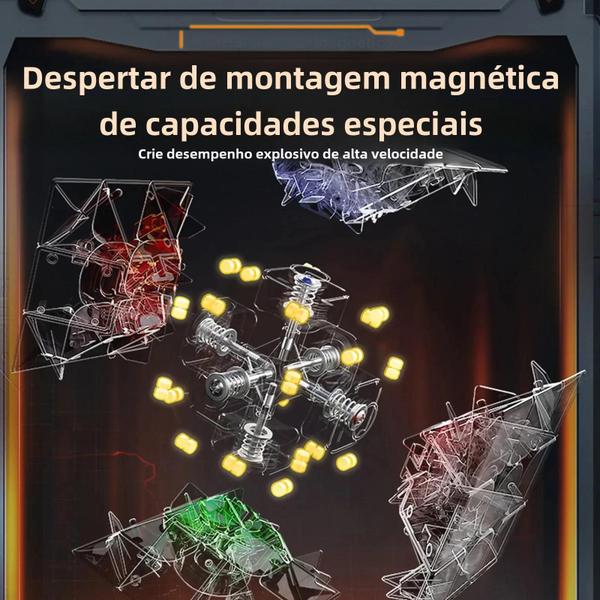 Imagem de Cubo Mágico 3x3 Moyu Meilong V2 - Profissional e Magnético para Crianças