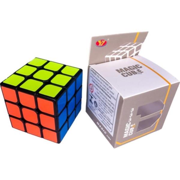 Cubo Mágico 3x3 Preto Adesivado (YJ8358) - Moyu Imagem de Cubo Mágico 3x3 Preto Adesivado (YJ8358)