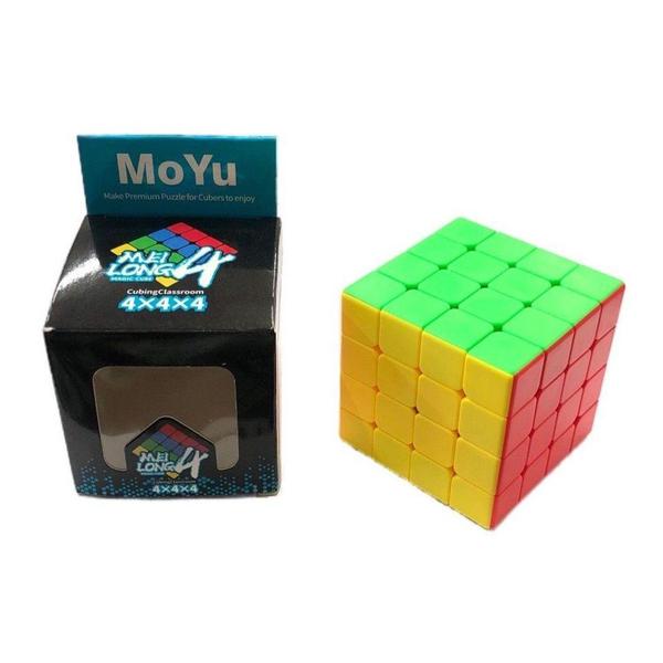 Imagem de Cubo Mágico 4x4x4 Moyu Meilong Cube Stickerless Sem Adesivos