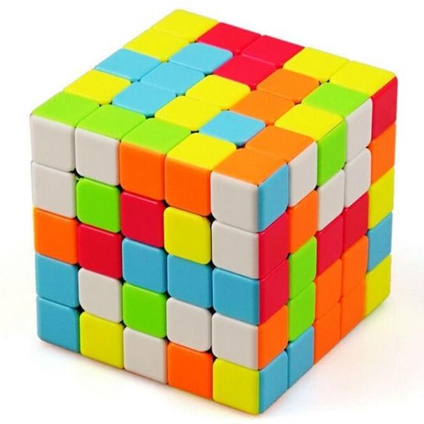 Imagem de Cubo Mágico 5x5 Liso Avançado Rápido Colorido Uso Profissional e Amador Interativo Qualidade