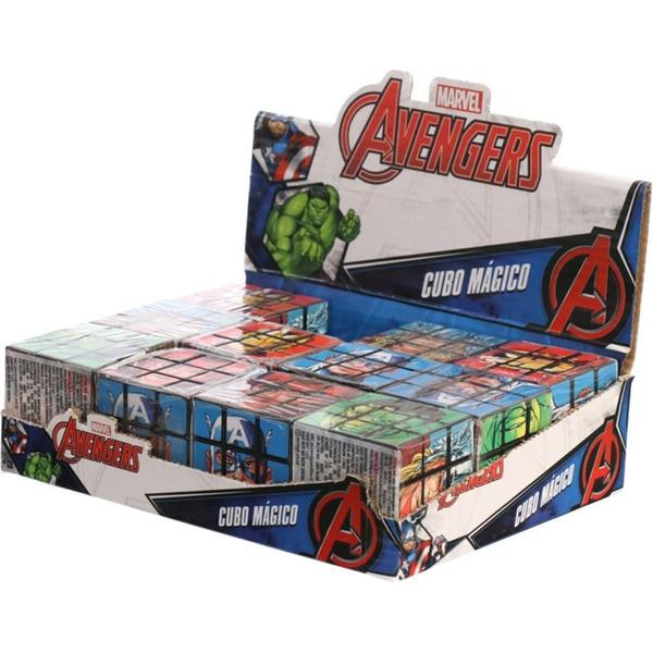 Imagem de Cubo Mágico Avengers 5X5 Etitoys - Display com 12 Unidades