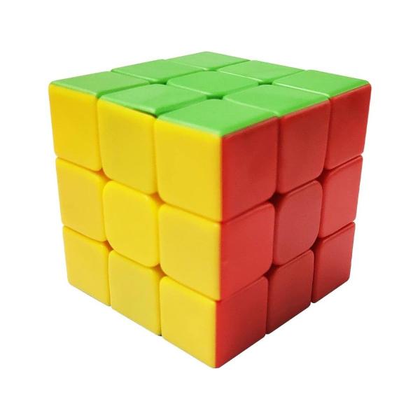 Imagem de Cubo Mágico Cúbico Do 3x3x3 Peças Colorido Dm Toys 6401