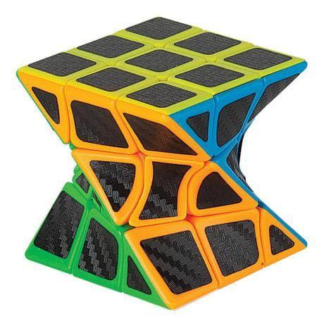 Cubo Mágico Cubotec Torcido Preto - Braskit Imagem de Cubo Mágico Cubotec Torcido Preto