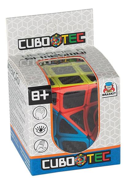 Cubo Mágico Cubotec Torcido Preto - Braskit Imagem de Cubo Mágico Cubotec Torcido Preto
