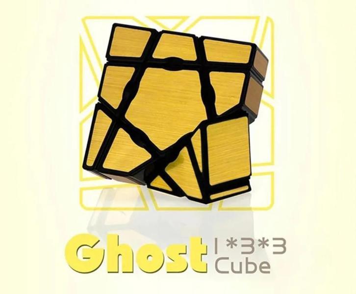 Imagem de Cubo Mágico Ghost Prateado 3D Mutável 1X3X3