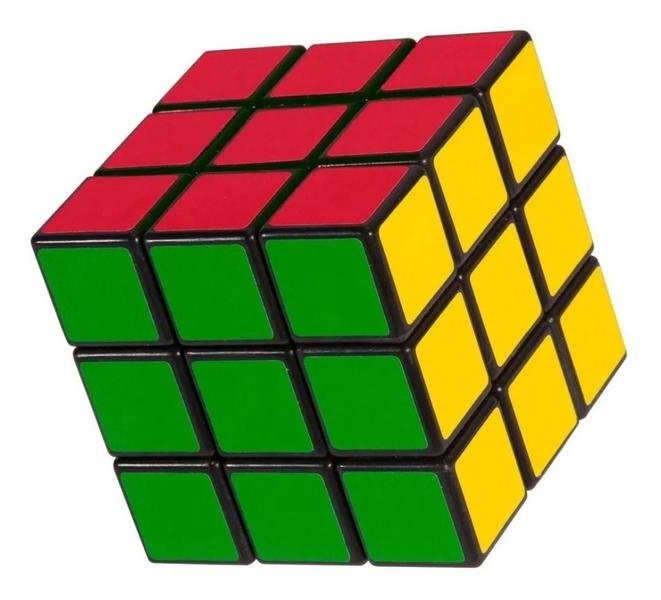 Imagem de Cubo Mágico Grande 6,5x6,5 Simples Iniciante Treinar Memória Cor Da Estrutura Tradicional