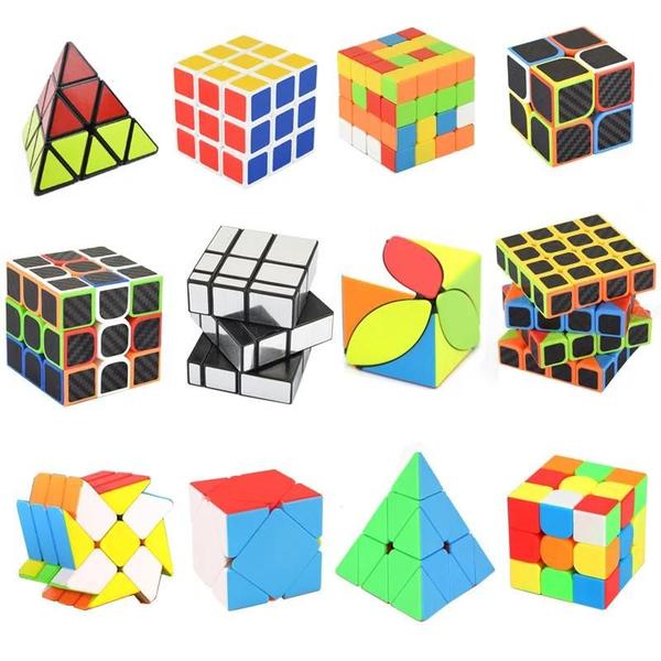 Imagem de Cubo Mágico Infantil 3x3, 2x2 e 4x4 Moyu Meilong - Quebra-Cabeça de Velocidade Profissional