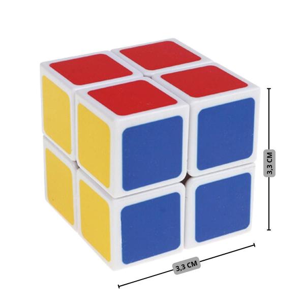 Imagem de Cubo Mágico Junior 2X2X2 Branco 35Mm