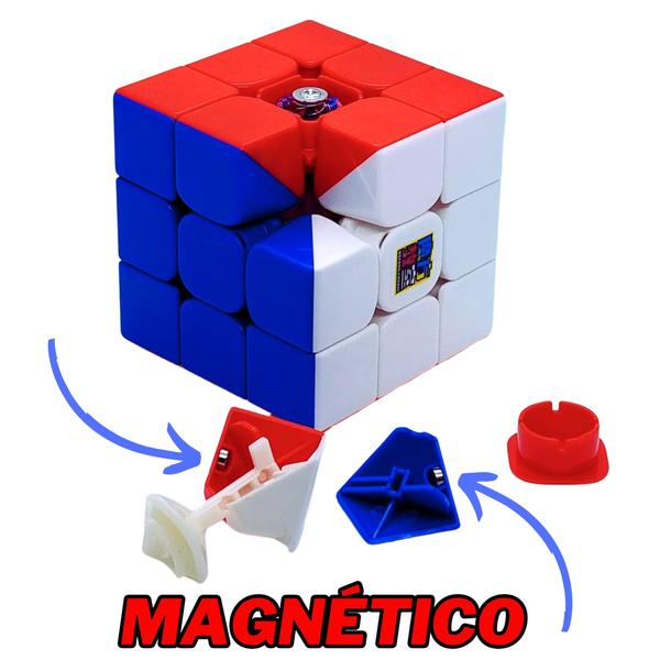 Cubo mágico magnético 3x3x3 moyu RS3M 3x3 Imagem de Cubo mágico magnético 3x3x3 moyu RS3M 3x3