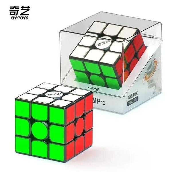 Imagem de Cubo Mágico Magnético QiYi M Pro 3x3x3/4x4/5x5 - Quebra-Cabeça Infantil de Velocidade