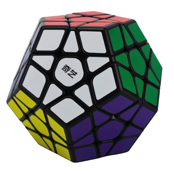 Imagem de Cubo Mágico Megaminx Dodecaedro 12 Lados Black Qiheng Qytoys