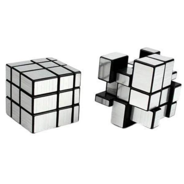 Cubo Mágico Mirror Cube Espelhado Prateado - Moyu Meilong Imagem de Cubo Mágico Mirror Cube Espelhado Prateado