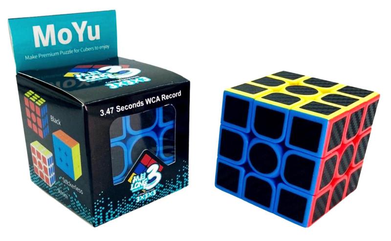 Imagem de Cubo Magico Moyu Carbon 3x3x3 Profissional Speed Cube