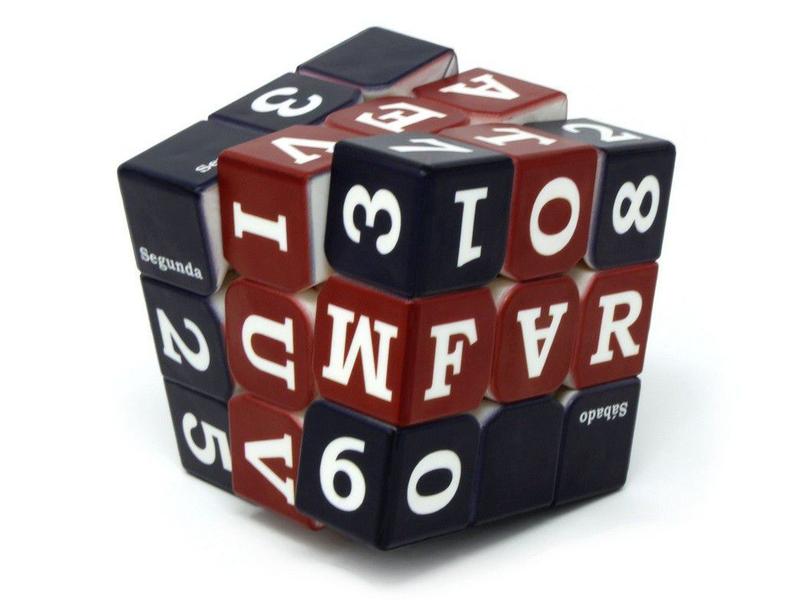Cubo Mágico Personalizado 3x3x3 Profissional - Vinci Cube Calendário Azul - Cuber Brasil - Vinci Cube - Cuber Brasil Imagem de Cubo Mágico Personalizado 3x3x3 Profissional - Vinci Cube Calendário Azul - Cuber Brasil