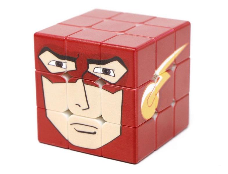 Imagem de Cubo Mágico Personalizado 3x3x3 Profissional - Vinci Cube Flash DC - Cuber Brasil