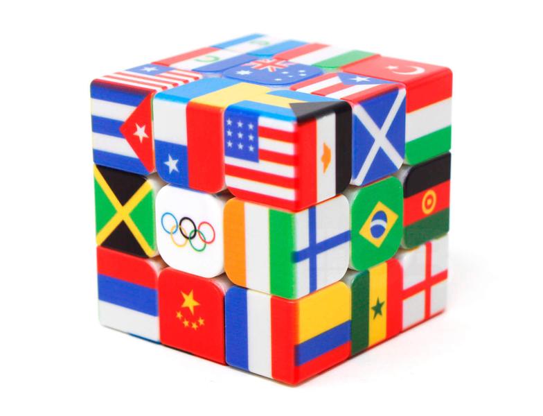 Imagem de Cubo Mágico Personalizado 3x3x3 Profissional - Vinci Cube Olimpíadas - Cuber Brasil