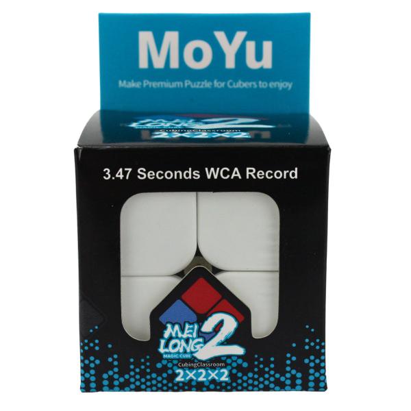 Cubo Mágico Profissional 2x2x2 Stickerless Speedcubing - Moyu Meilong Imagem de Cubo Mágico Profissional 2x2x2 Stickerless Speedcubing