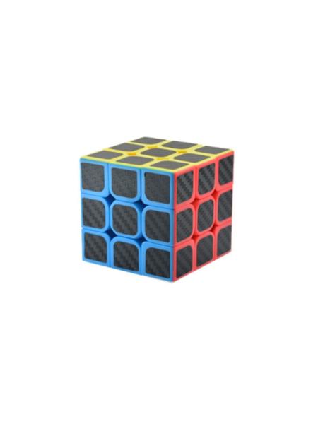 Cubo Mágico Profissional 3x3x3 Black Carbon - Boxfast tech Imagem de Cubo Mágico Profissional 3x3x3 Black Carbon