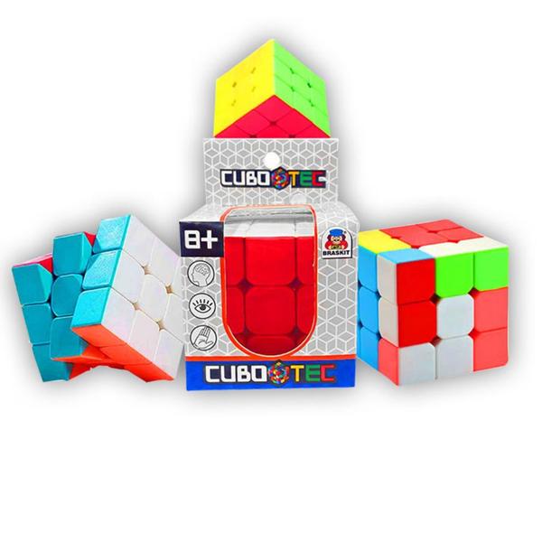 Cubo Mágico Profissional 3x3x3 Colorido Original Cubotec Magic Cube Giro Rápido 3002 - Braskit Imagem de Cubo Mágico Profissional 3x3x3 Colorido Original Cubotec Magic Cube Giro Rápido 3002 - Braskit
